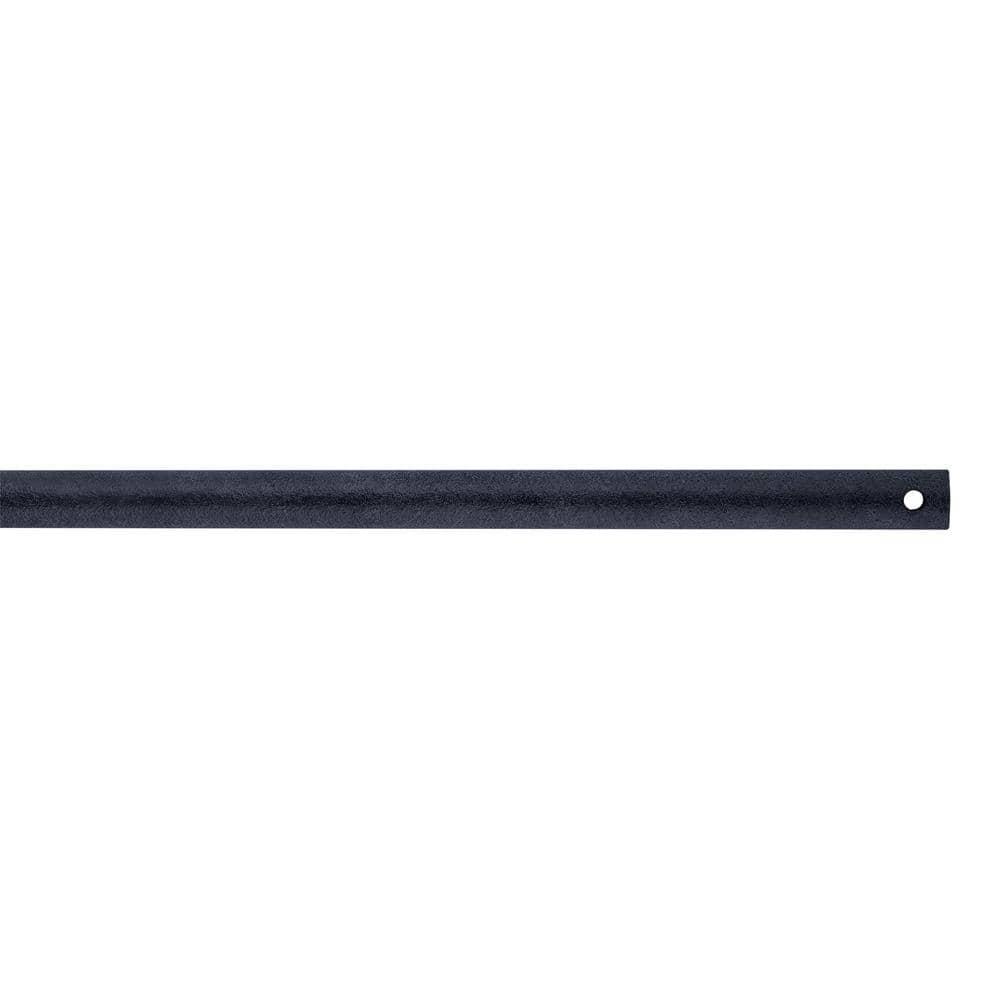 24-Inch Dark Weathered Zinc Steel Ceiling Fan Downrod