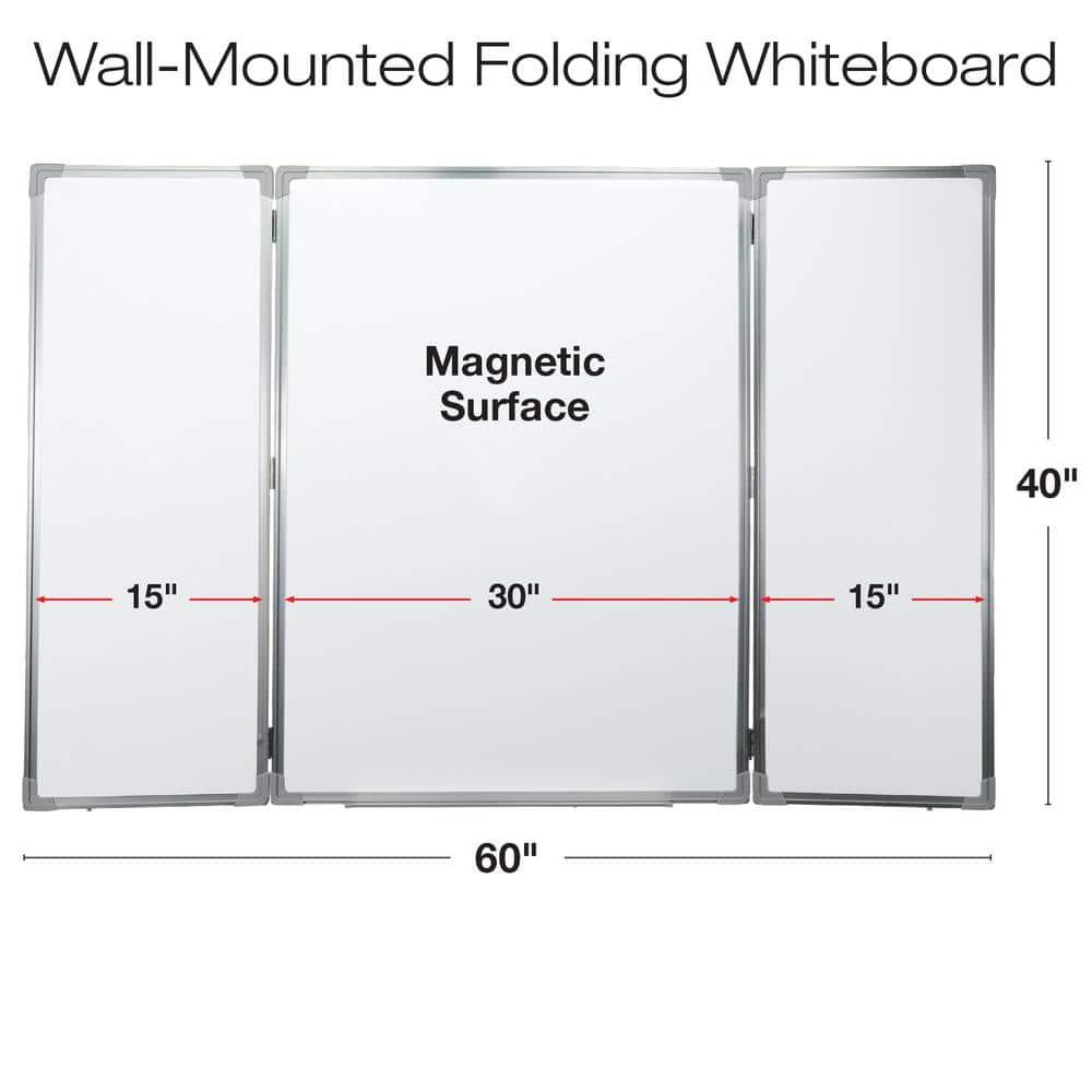 Excello Global Products Wall Steel Magnetic Whiteboard