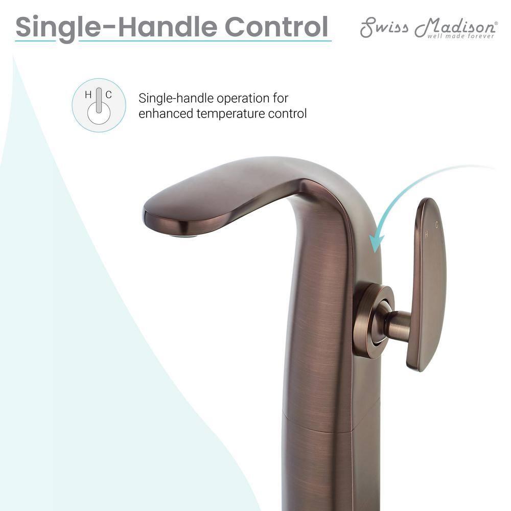 Château Single Hole, Single-Handle, High Arc Bathroom Faucet