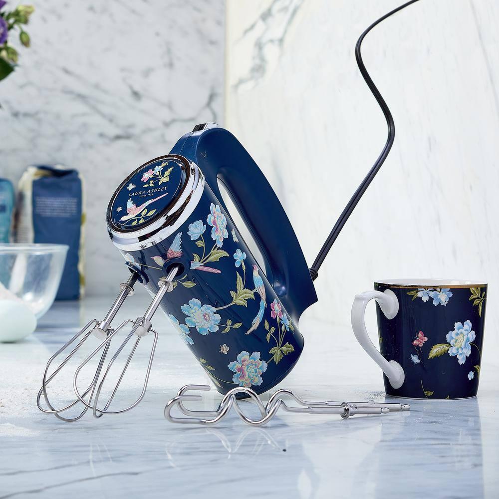 VQ - Laura Ashley 5-Speed 300-Watt Hand Mixer - Elveden Navy