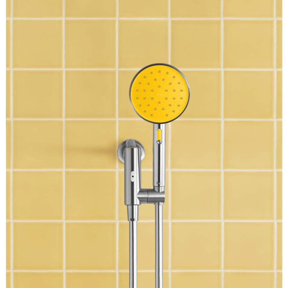 Citron Stainless Steel Bluetooth Handheld Showerhead with LED Alerts