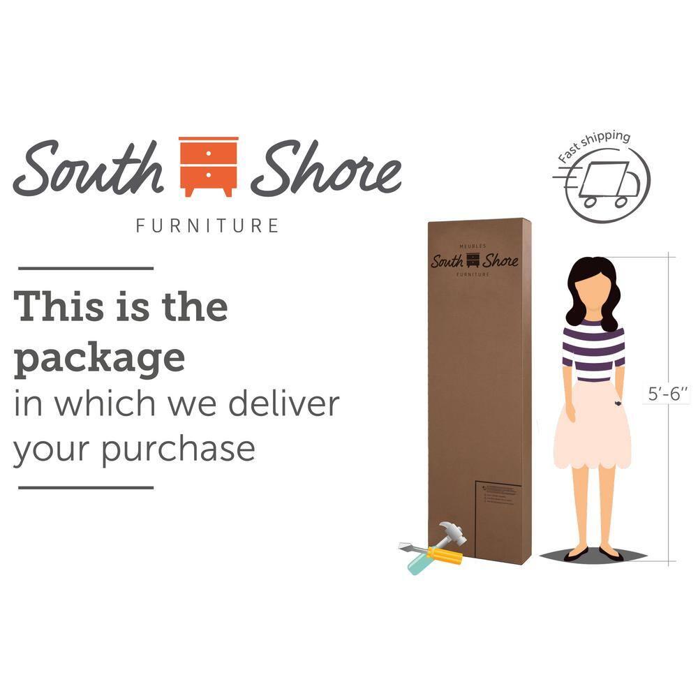 South Shore Plenny 6-Drawer Dresser Storage Unit