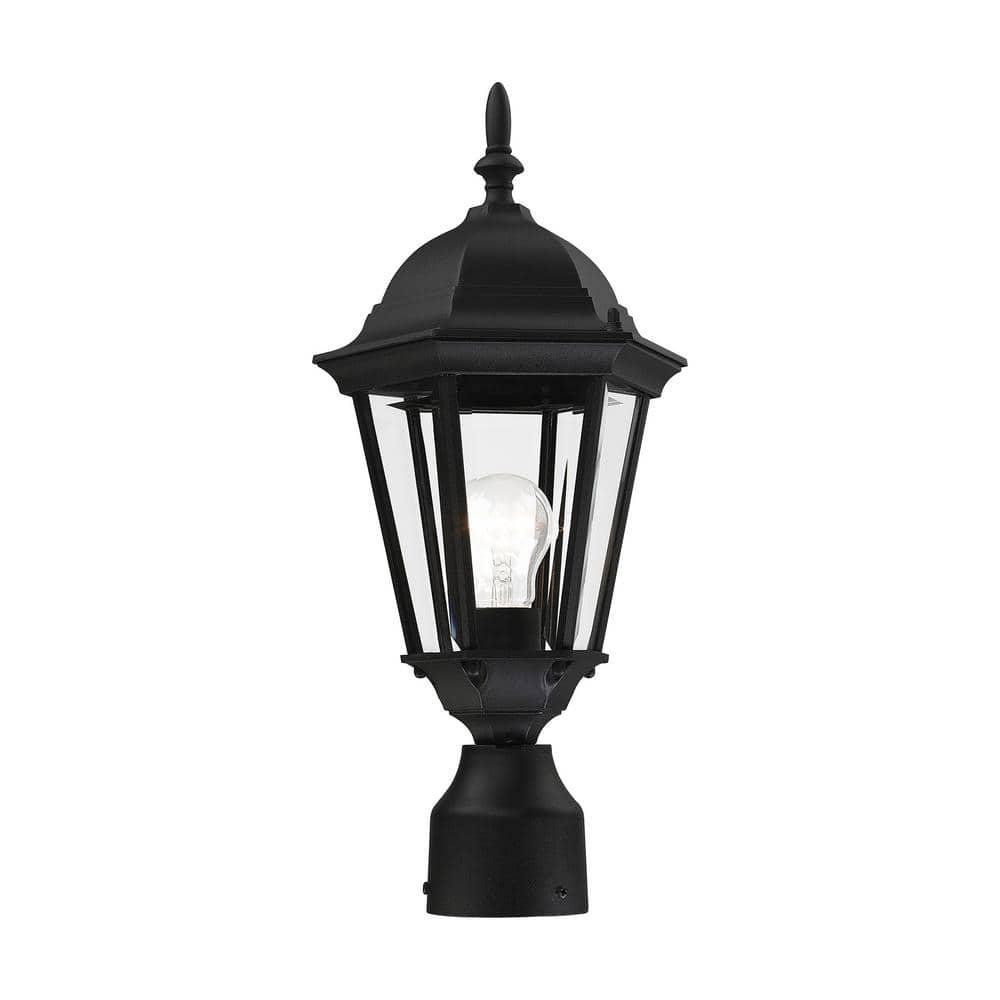 Livex Lighting Hamilton 1 - Light Post Light in  Textured Black