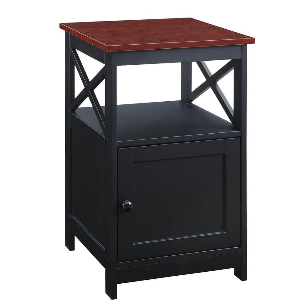 Convenience Concepts Oxford End Table with Cabinet, Multiple Finishes