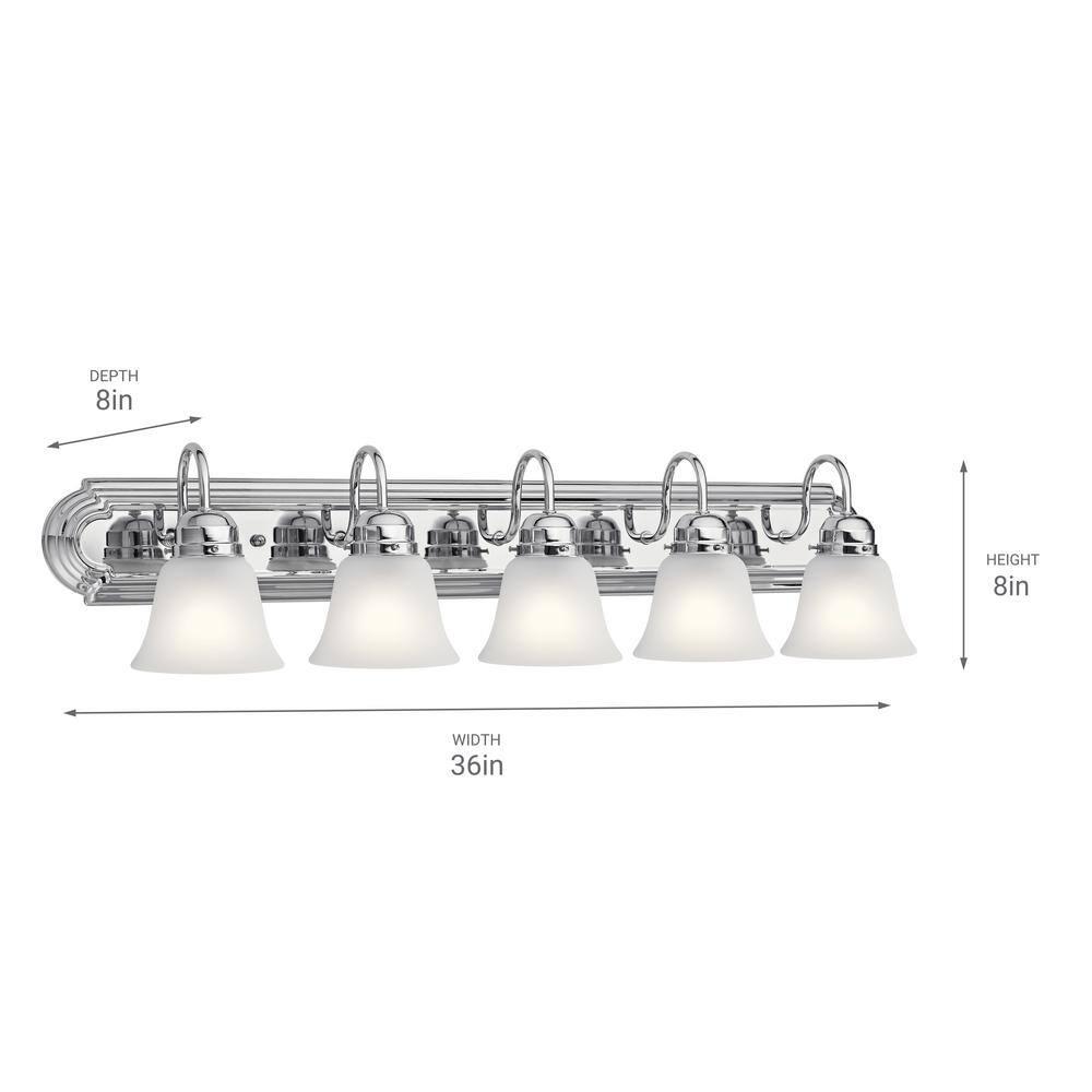 Kichler Lighting 5 - Light Vanity in  Chrome