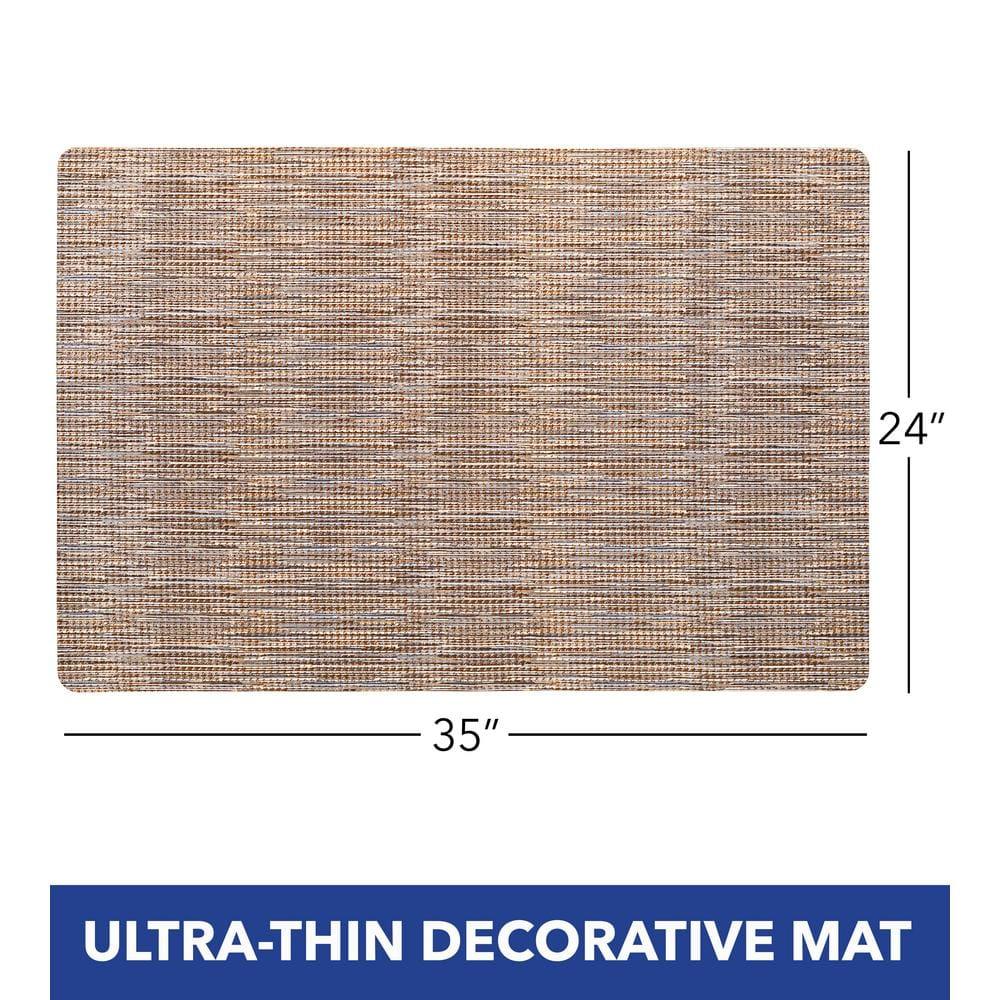 Smooth Step Machine Washable Low Profile Stain Resistant Non-Slip Versatile Utility Kitchen Mat