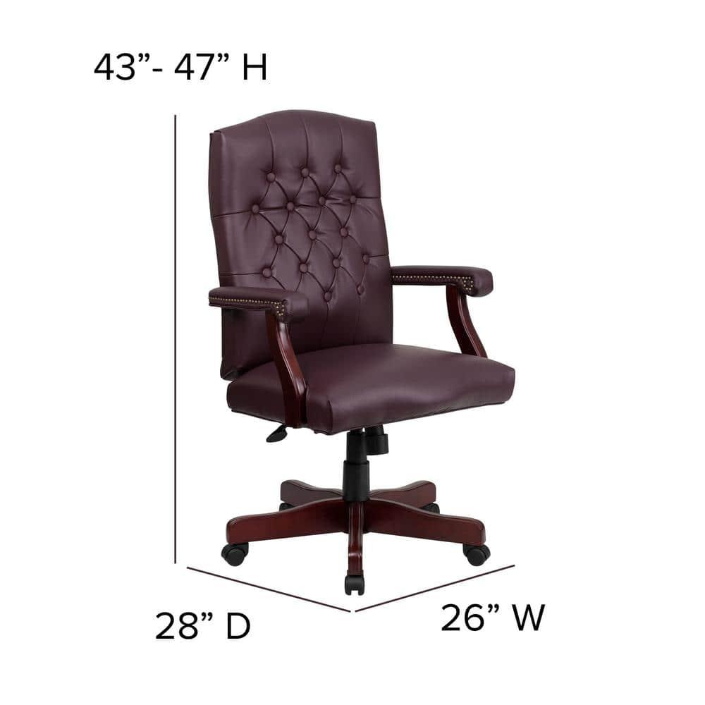 Flash Furniture Executive Swivel Office Chair with Arms
