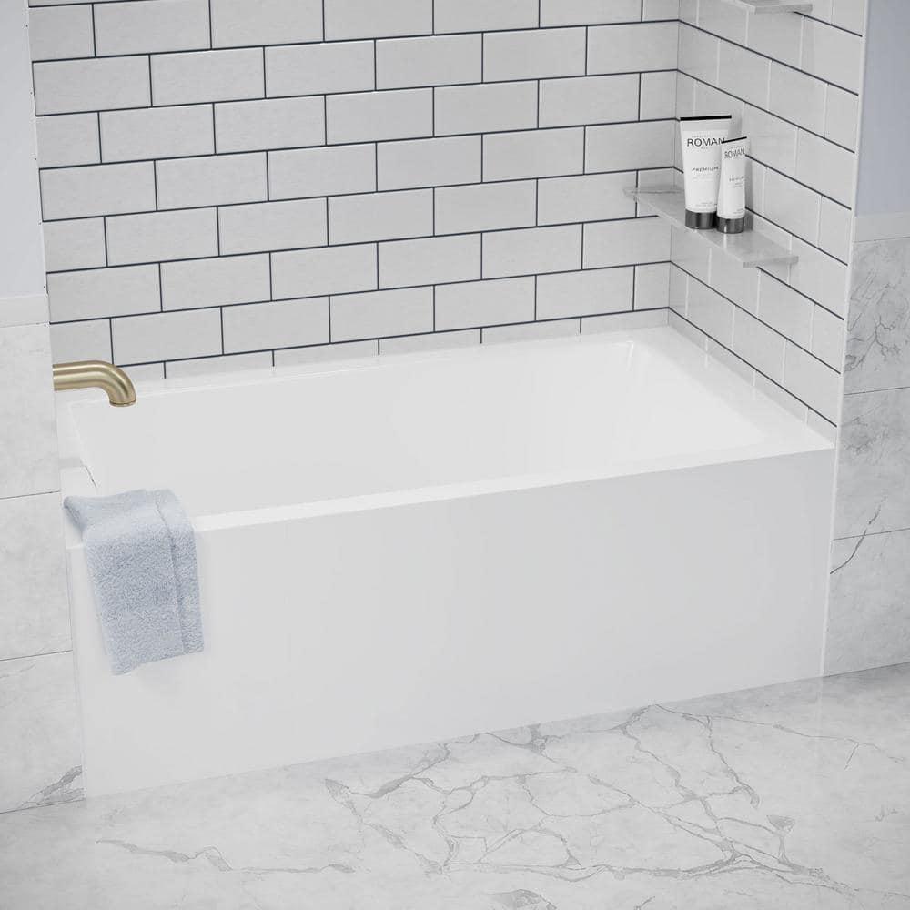 Grayley 60'' x 30'' Alcove Soaking Acrylic Bathtub