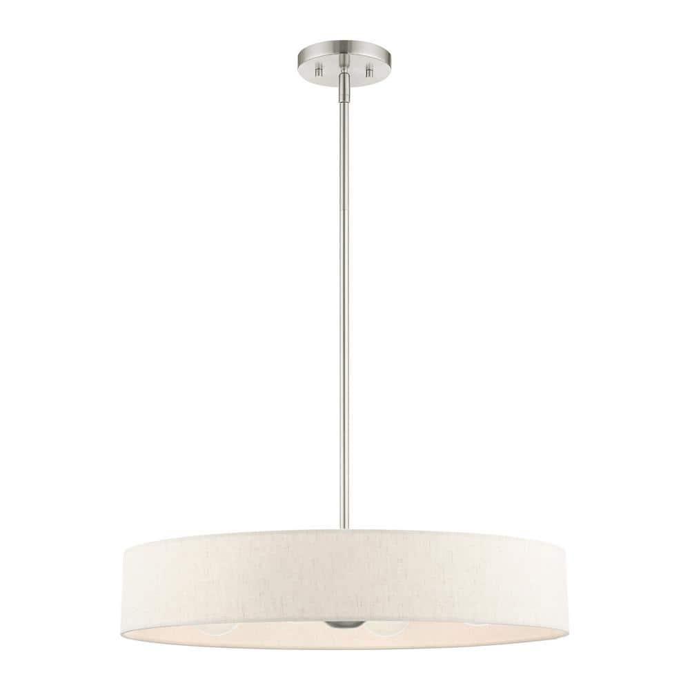 Livex Lighting Venlo 4 - Light Pendant in  Brushed Nickel
