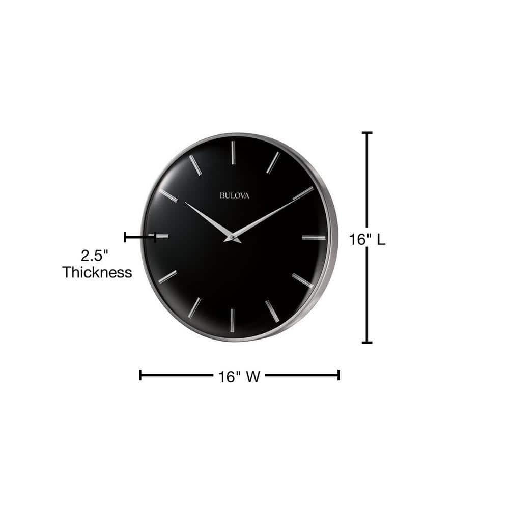 Bulova 16 diam. Metro Wall Clock