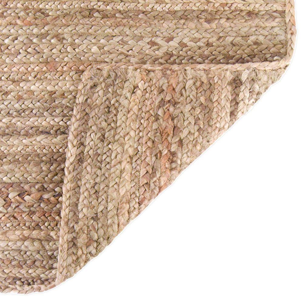 Unique Loom 10'x10' Braided Jute Dhaka Natural Indoor Area Rug