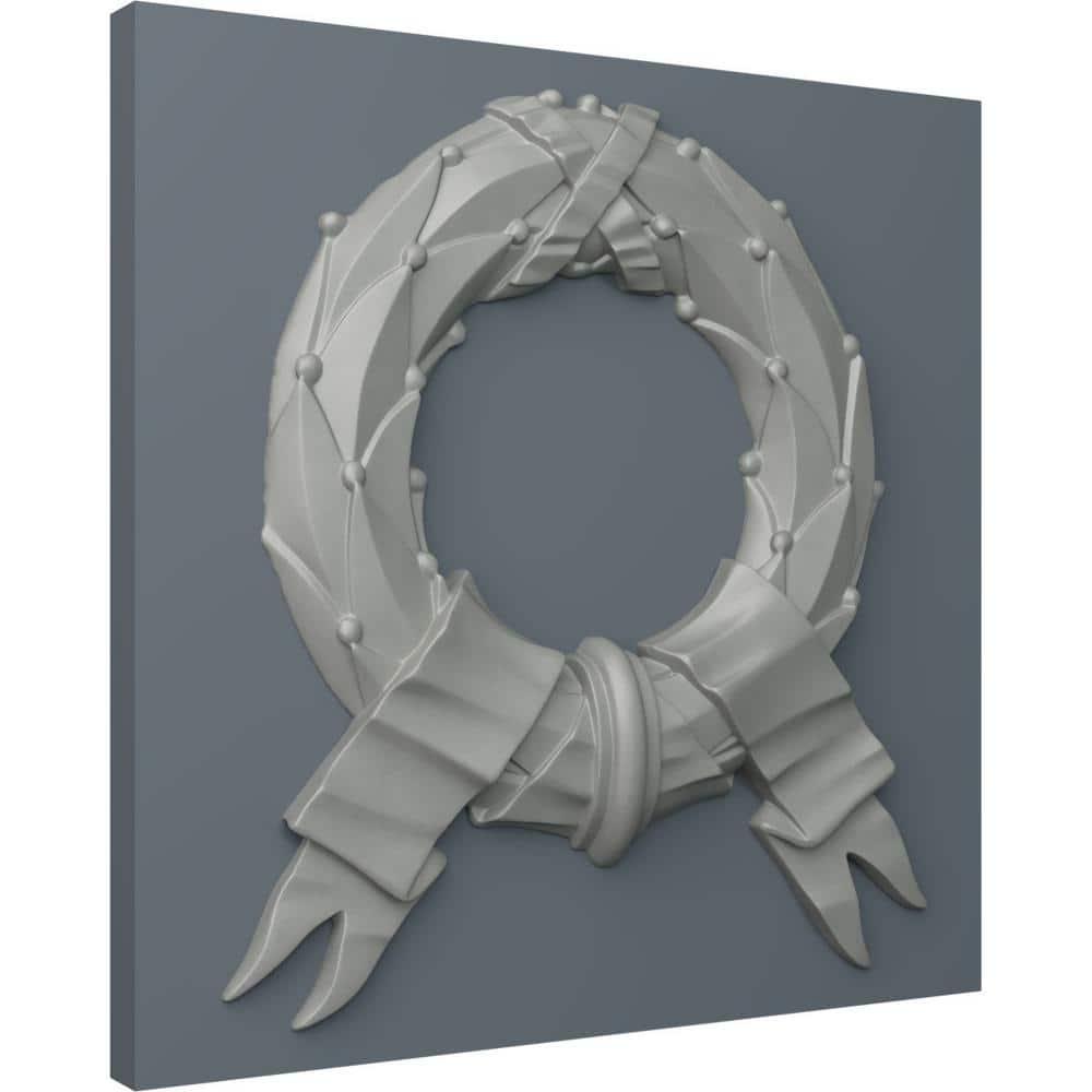 Wreath 11.38'' H x 10.25'' W x 1'' D Urethane Onlay Scroll