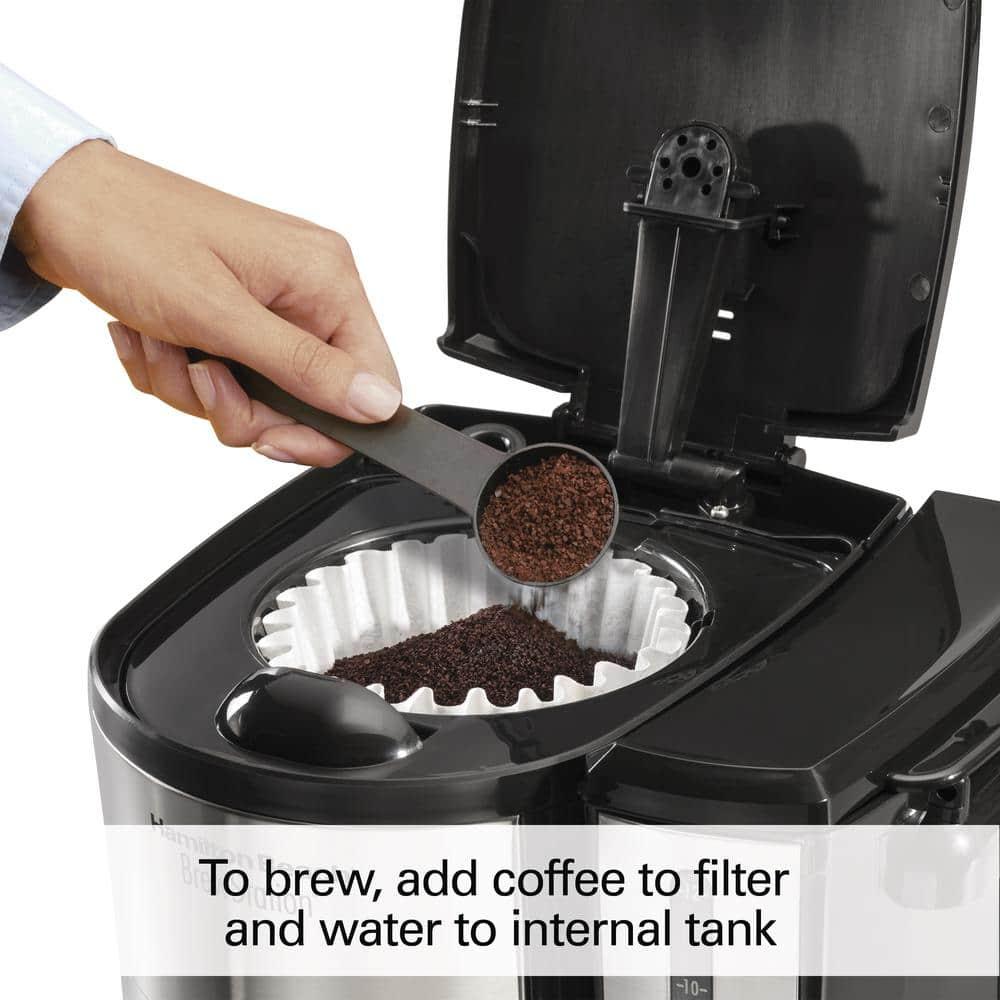 Hamilton Beach® Stainless Steel 12 Cup Dispensing Coffee Maker