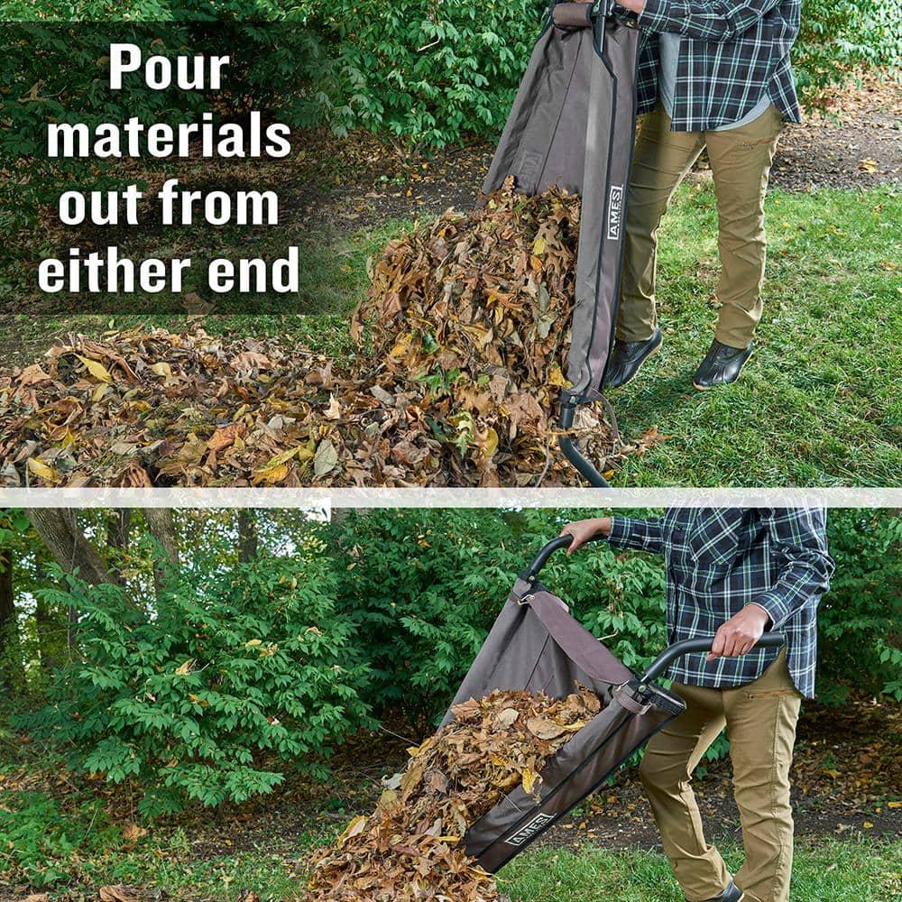 5 cu. ft. Foldable Garden Cart Wheelbarrow - Ames