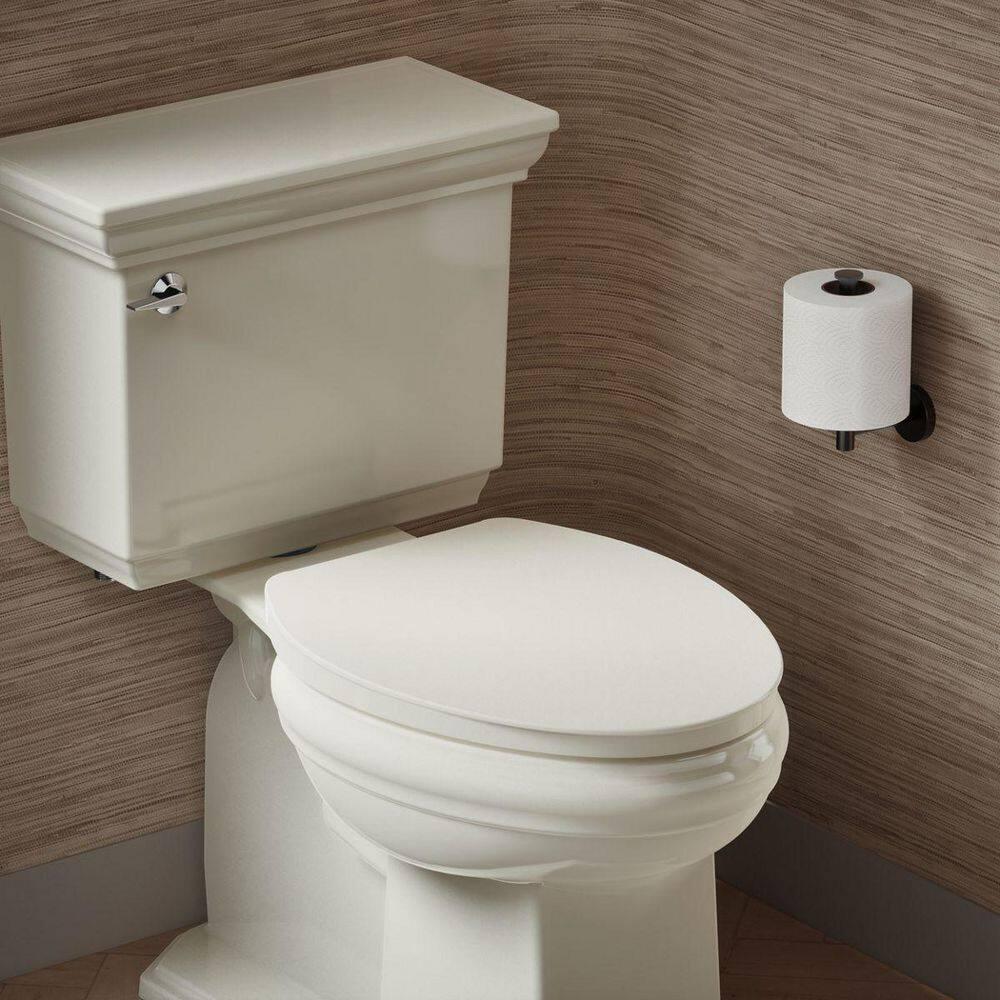 Kohler Brevia Quiet-Close Toilet Seat with Grip-Tight Bumpers and Quick-Attach Hardware