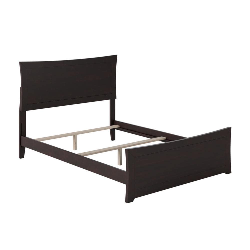 Metro Low Profile Solid Wood Platform Bed with Matching Footboard