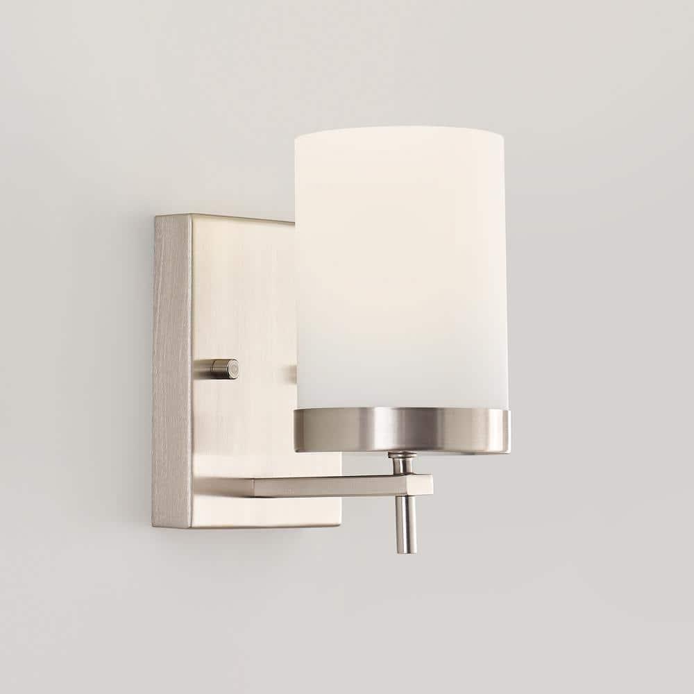 4190301EN3-962 One Light Wall/Bath Sconce, Brushed Nickel