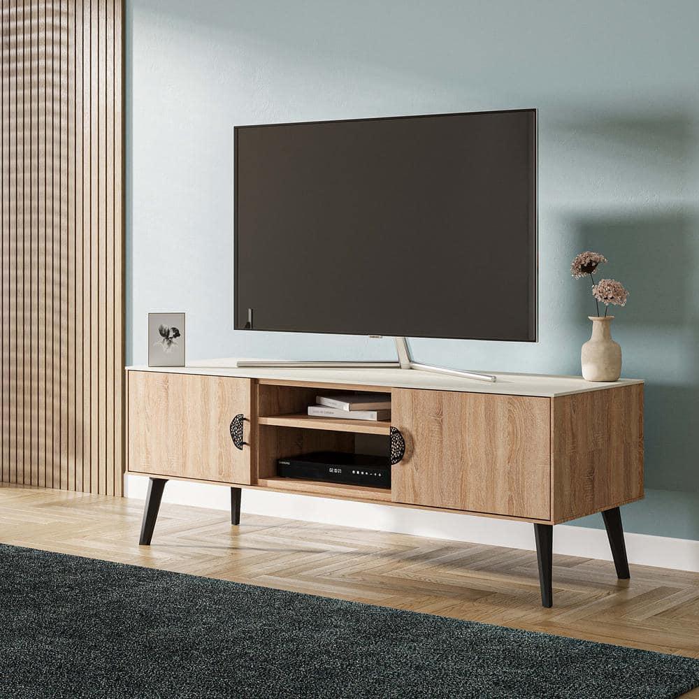 George Oliver Haley 55.10" Mid-Century Modern TV Stand | Wayfair