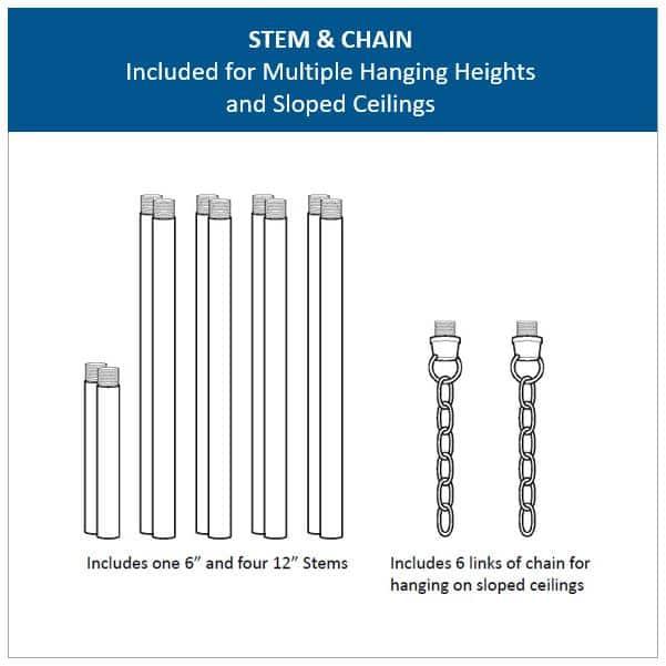 Fleurette Collection Three-Light Chandelier