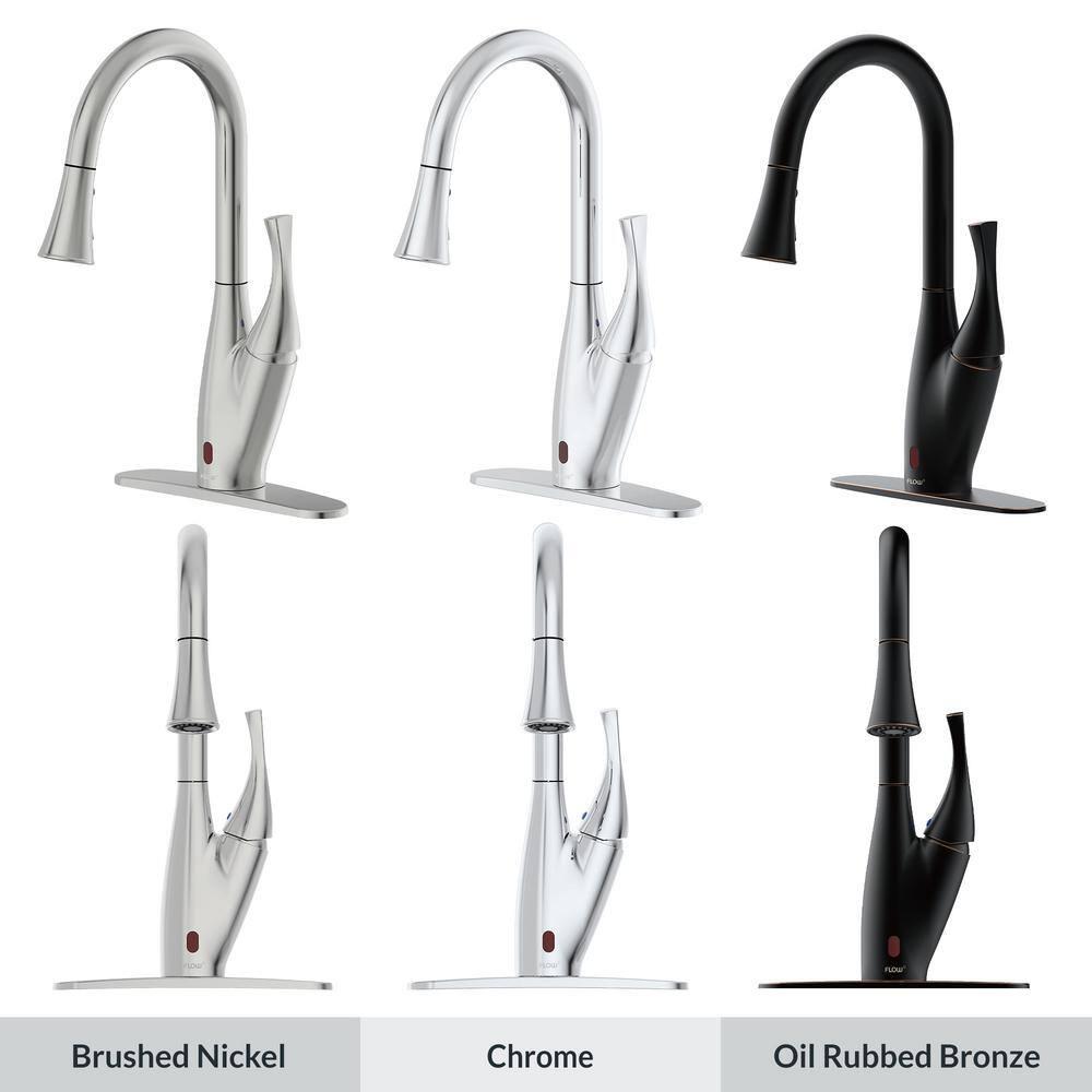 Bio Bidet by BEMIS 7ZUP7000XCP Touchless Pull Down Single Handle Kitchen Faucet