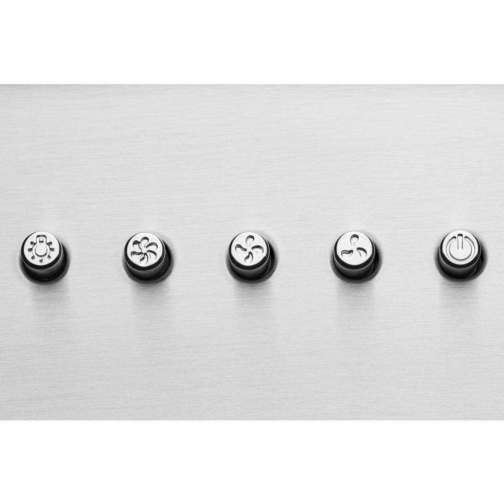 Hauslane Hauslane Wall Mount Range Hood 30 Inch | Wall Chimney | 6” Duct/Ductless Convertible, Strong Suction, Six-layer Aluminum Filters, Changeable LED Lamps, Stove Kitchen Vent Hood WM-530WHT-30B