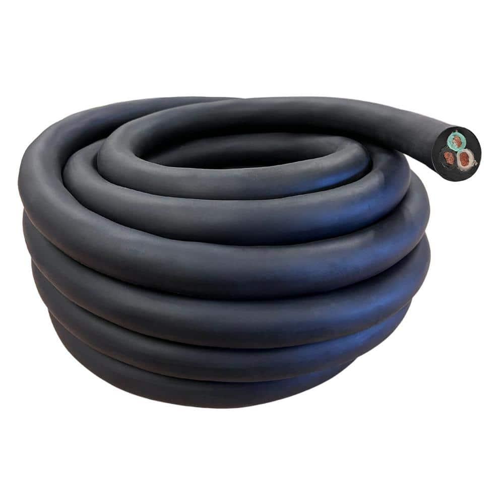 75 ft. Black 10-Gauge Copper SOOW Outdoor Cable
