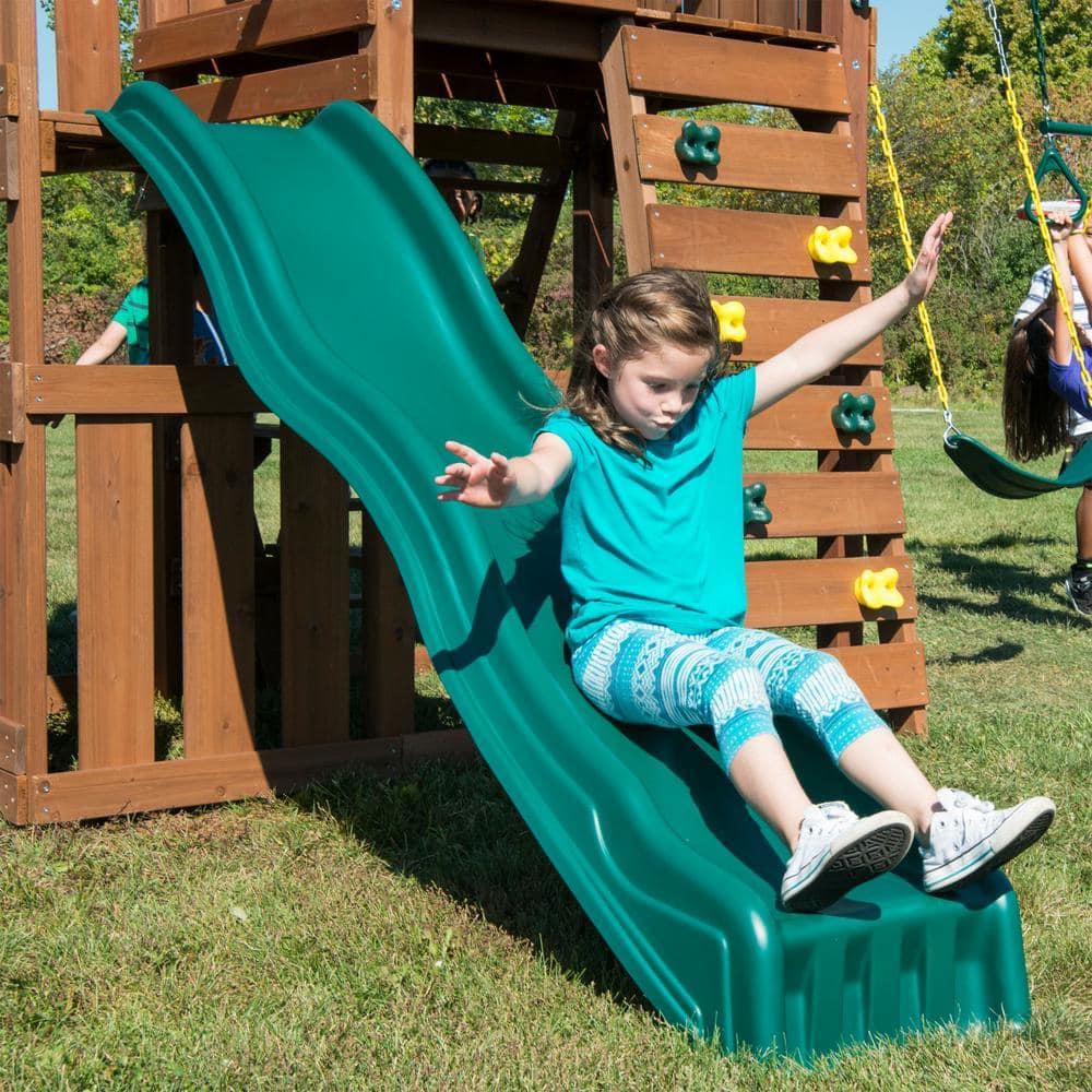 Elkhorn Wooden Play Swing Set