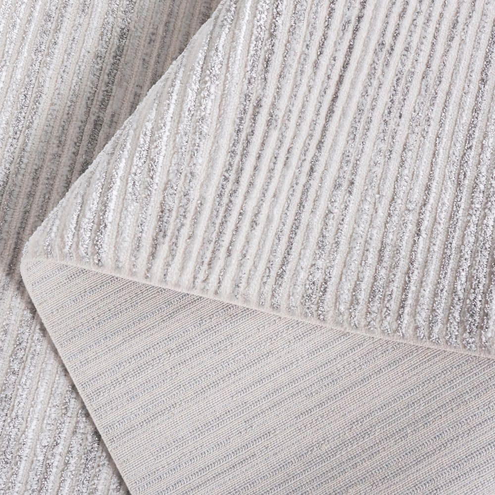 Mirage MIR470 Hand Woven Indoor Accent Rug - Ivory/Grey - 3'x5' - Safavieh