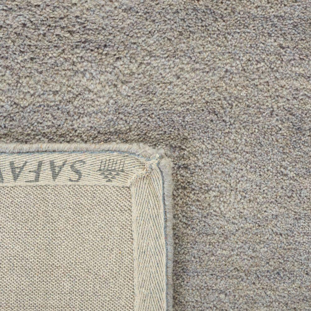 SAFAVIEH Himalaya Rachelle Solid Wool Area Rug, Grey, 12' x 18'
