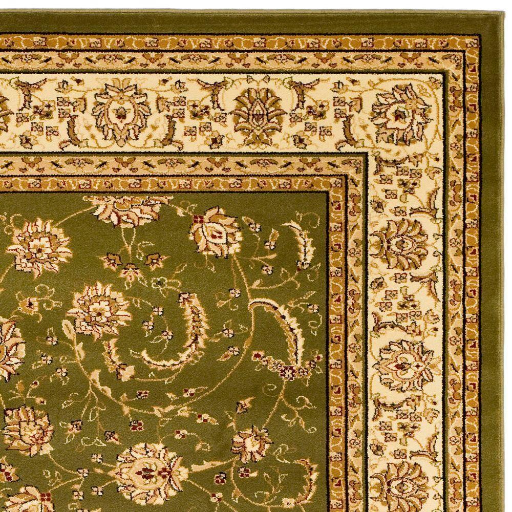 Lyndhurst LNH219 Power Loomed Area Rug - Sage/Ivory - 5'3"x7'6" - Safavieh