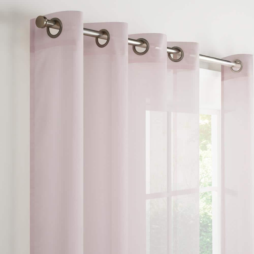 Eclipse Livia Sheer Voile Grommet Curtain Panel