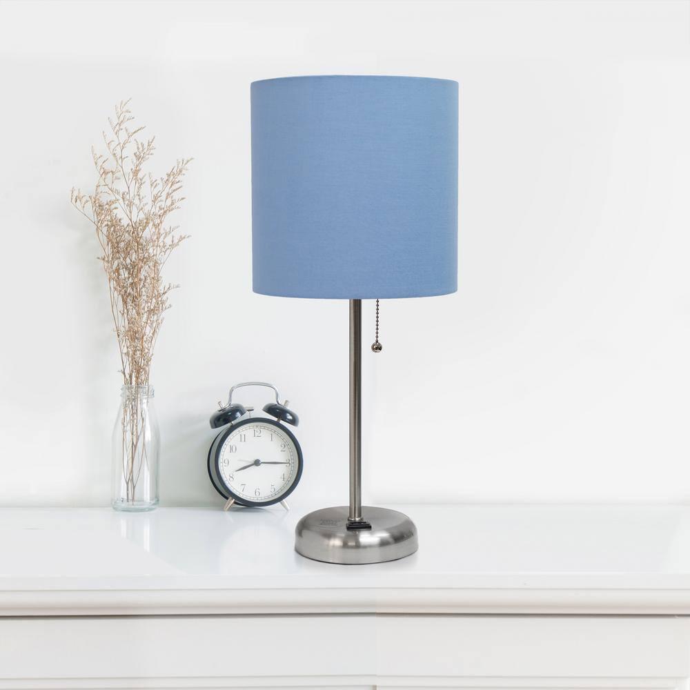 LimeLights Stick Lamp with Charging Outlet - Set of 2