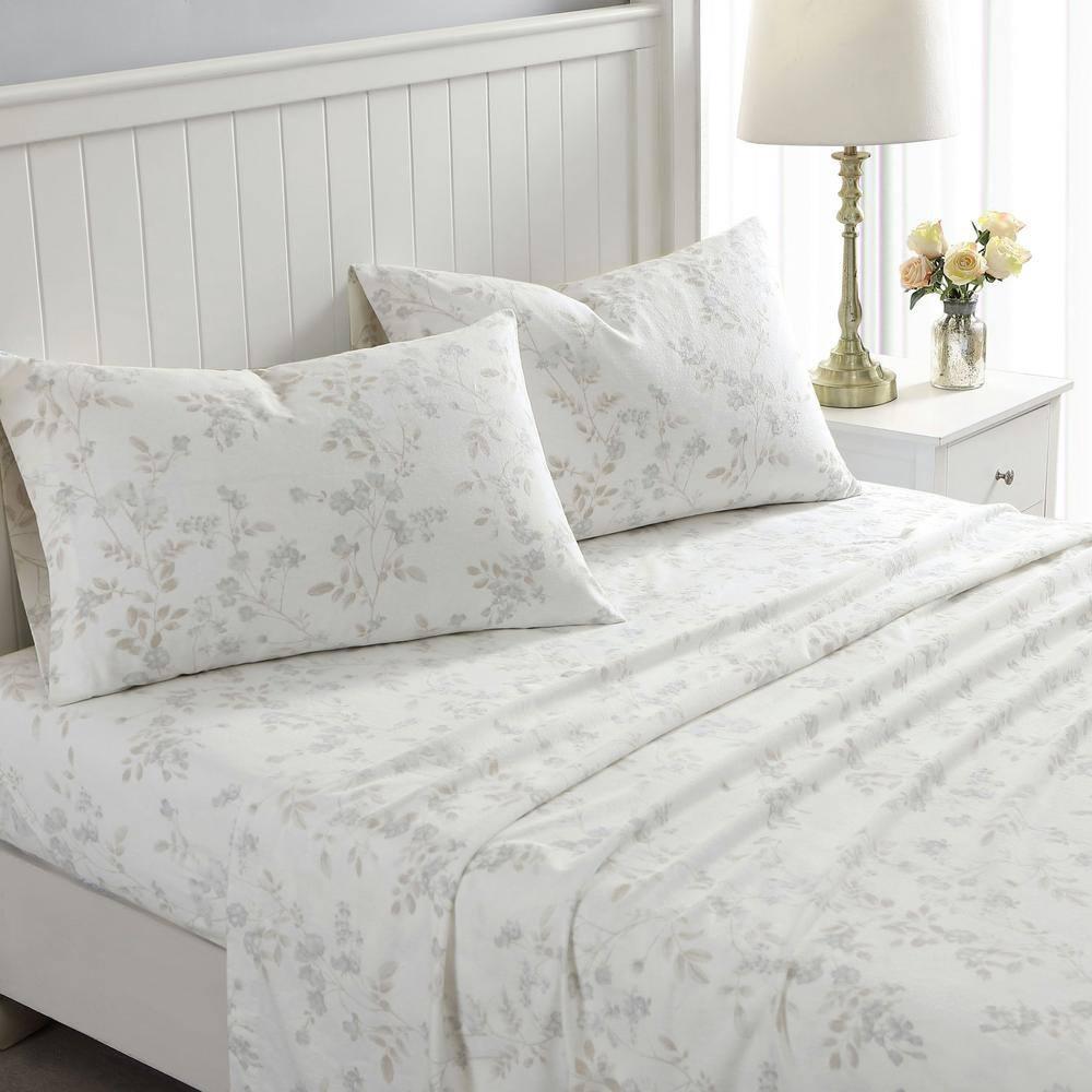 Laura Ashley Laura Ashley Cotton Flannel Cozy Sheet Sets