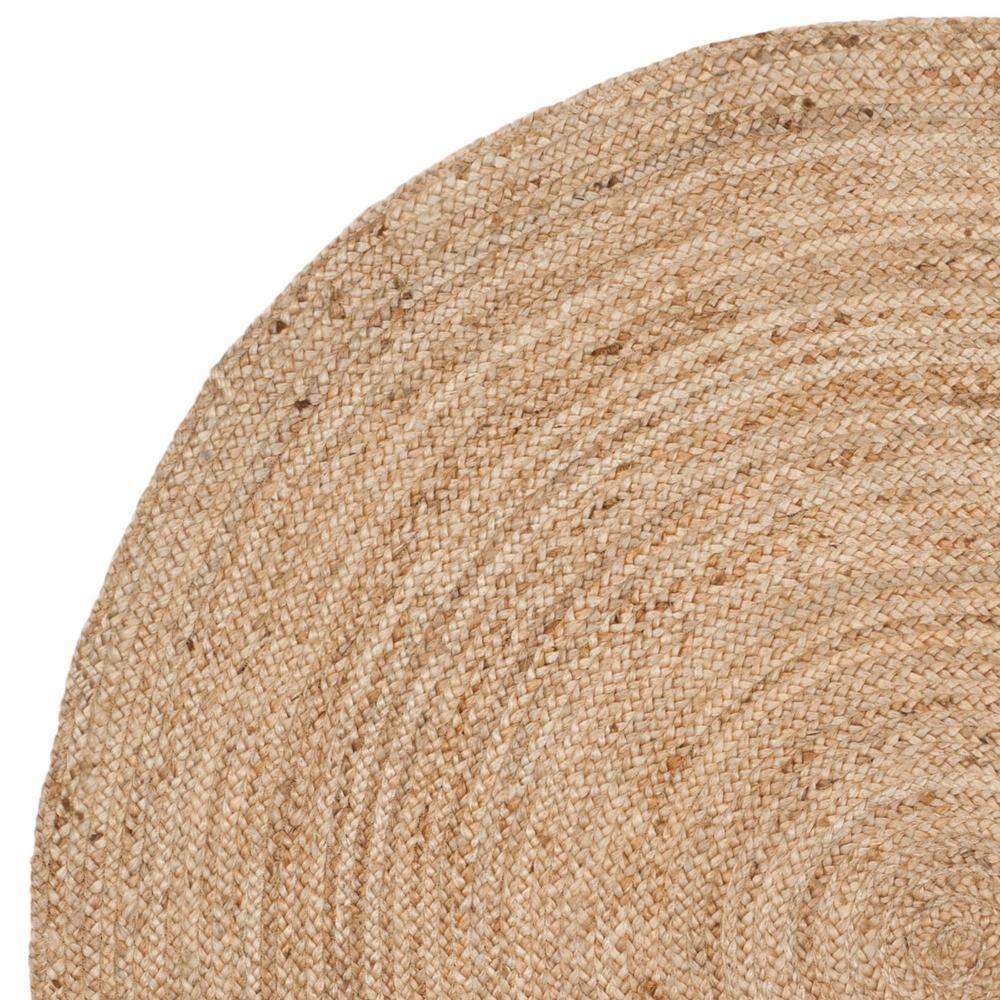 Natural Fiber NFB305 Hand Woven Area Rug - Natural - 5' round - Safavieh.