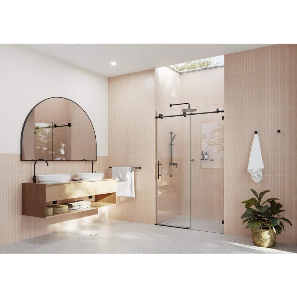 Eclipse 48 - 52 in. x 78 in. Fully Frameless Sliding Shower Door