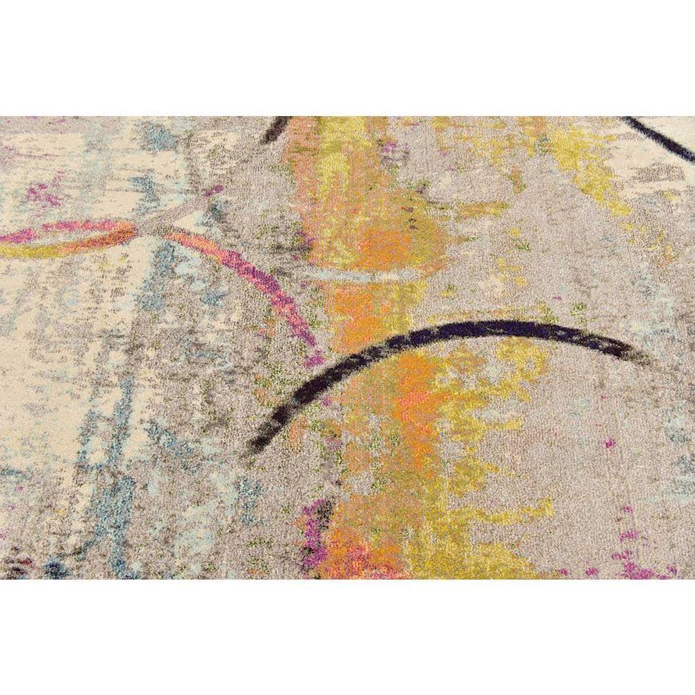 Unique Loom Chromatic Collection Area Rug - Imperial (9' x 12' 2" Rectangle Multi/Beige)
