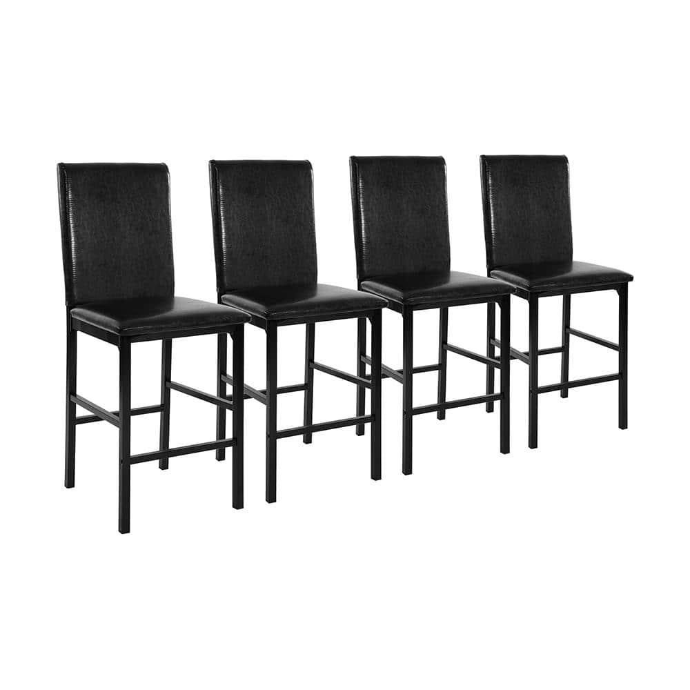 Hokku Designs Metal Frame Counter Height Chairs Set Of 4