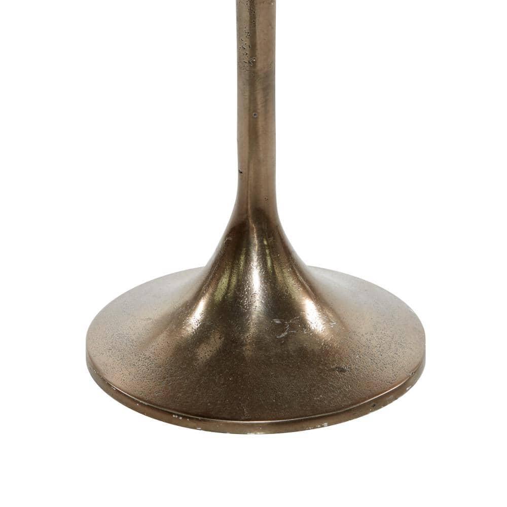 Set of 3 Metallic Aluminum Candle Holders - Olivia & May