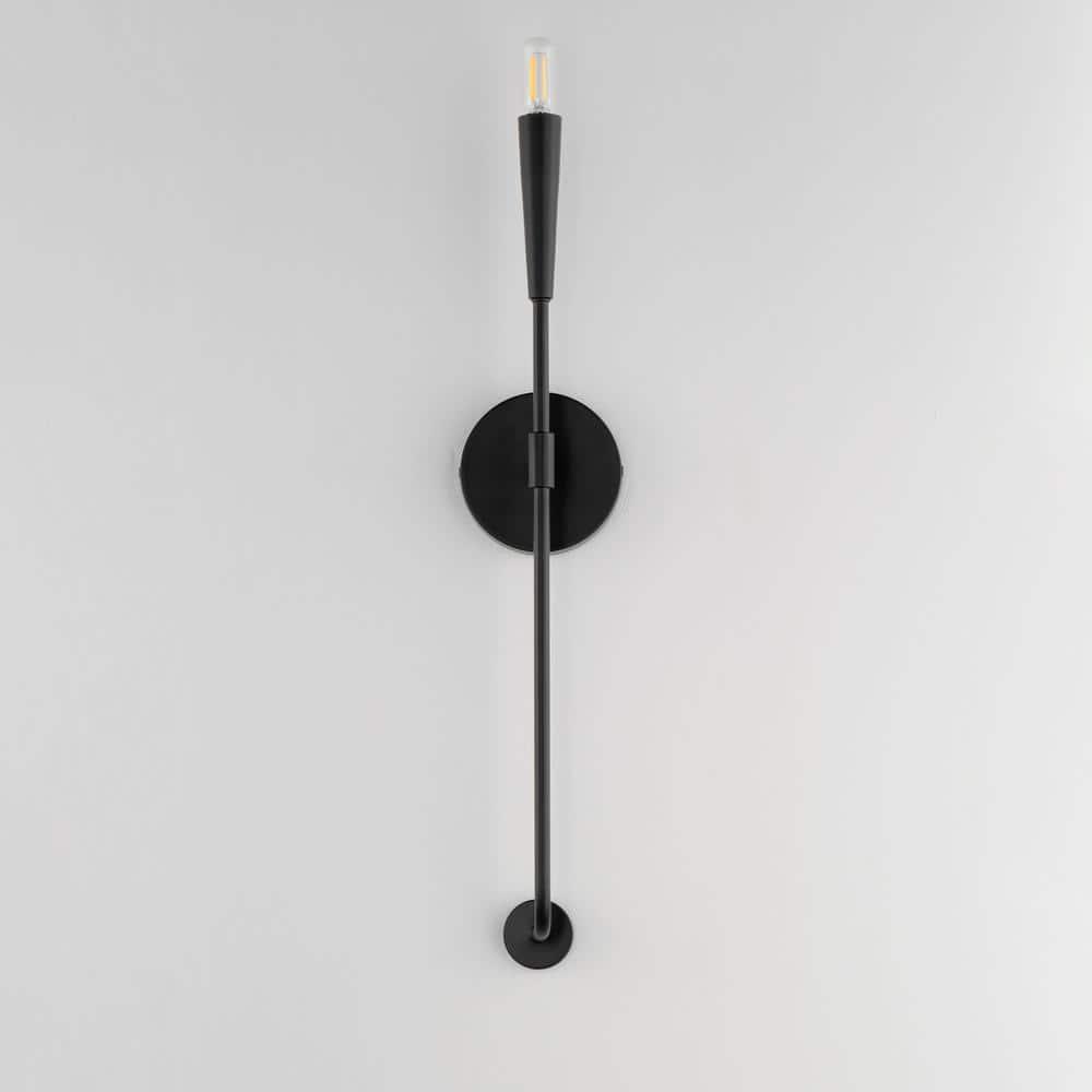 Maxim Lighting Vela 1 - Light Wall Light in  Black