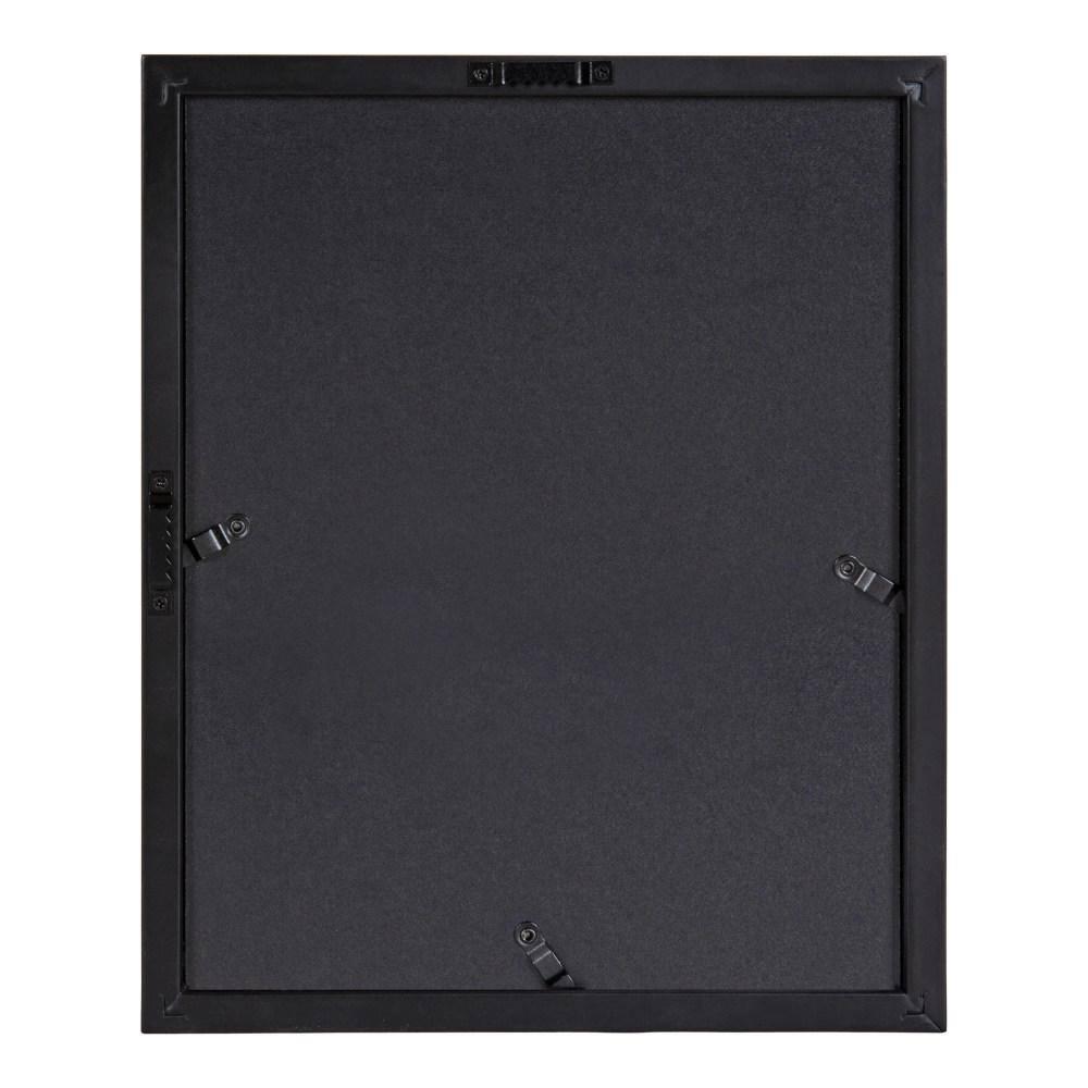 Kate and Laurel Gallery Mid-Century Wood Wall Frame Set, Set Of 10, Walnut Brown, Gold, Black, and White