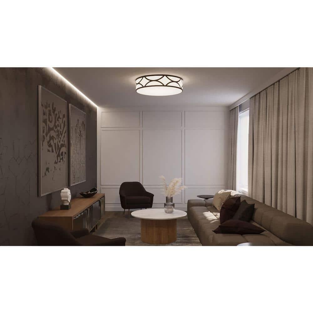 AFX Lake 1 - Light Flush Mount in  Black