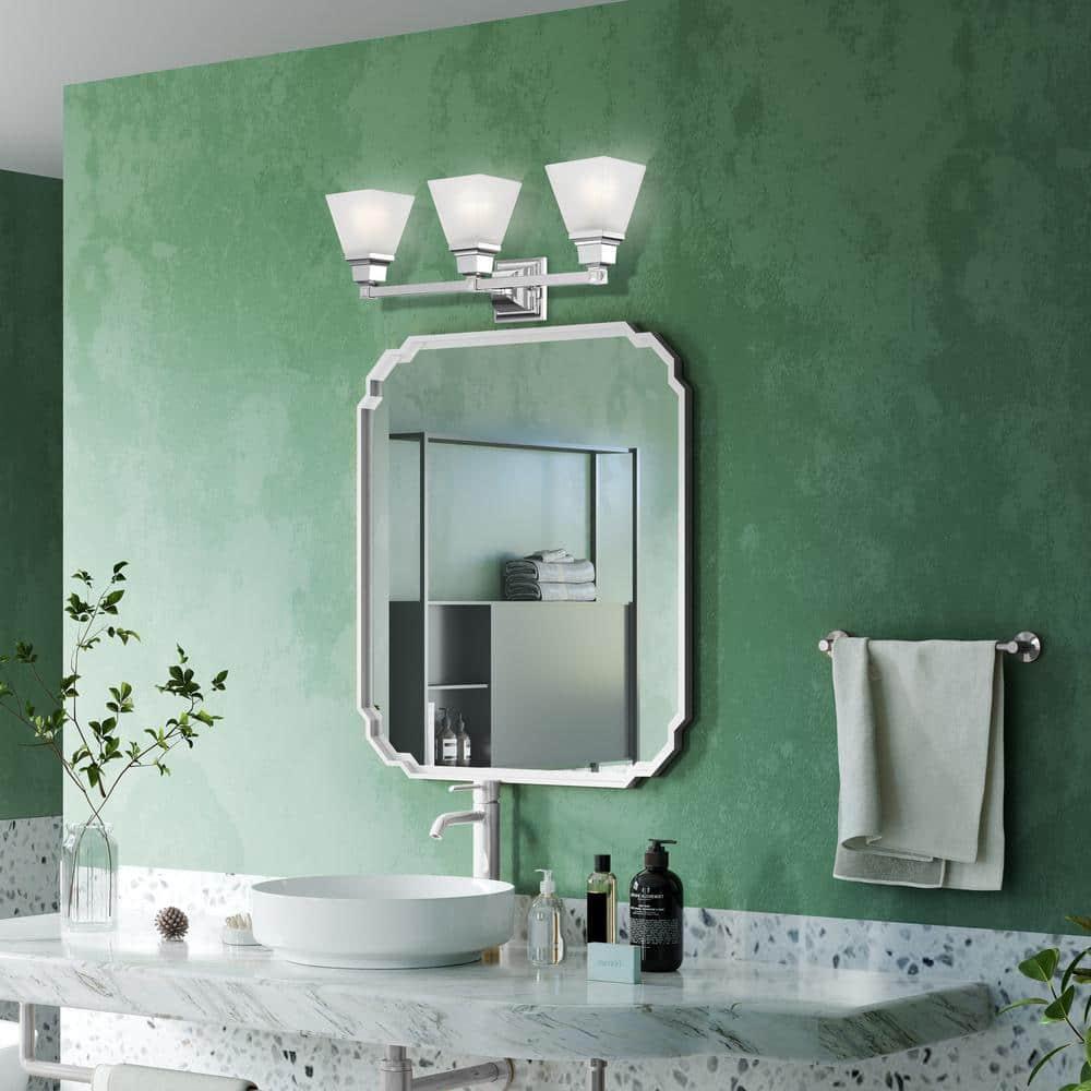 Livex Lighting Mission 3 - Light Vanity in  Polished Chrome