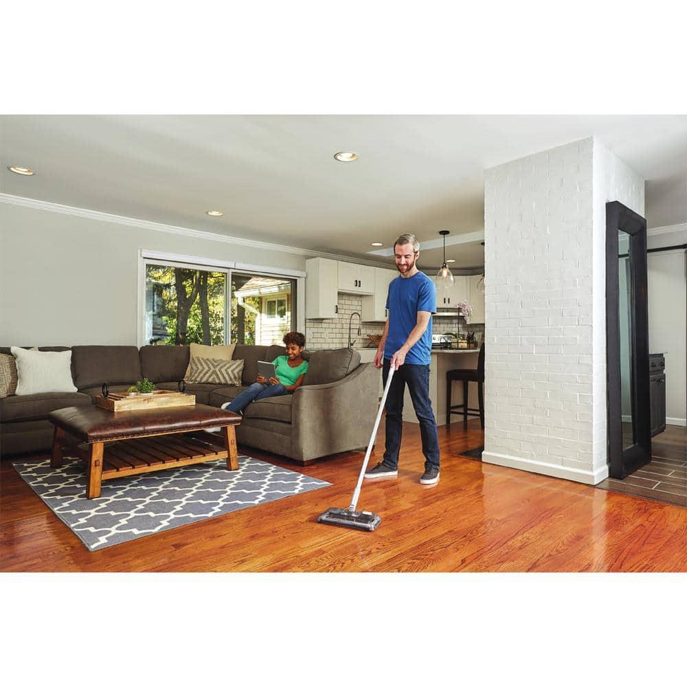 BLACK+DECKER Floor Sweeper, 50 Minutes Runtime, Powder White