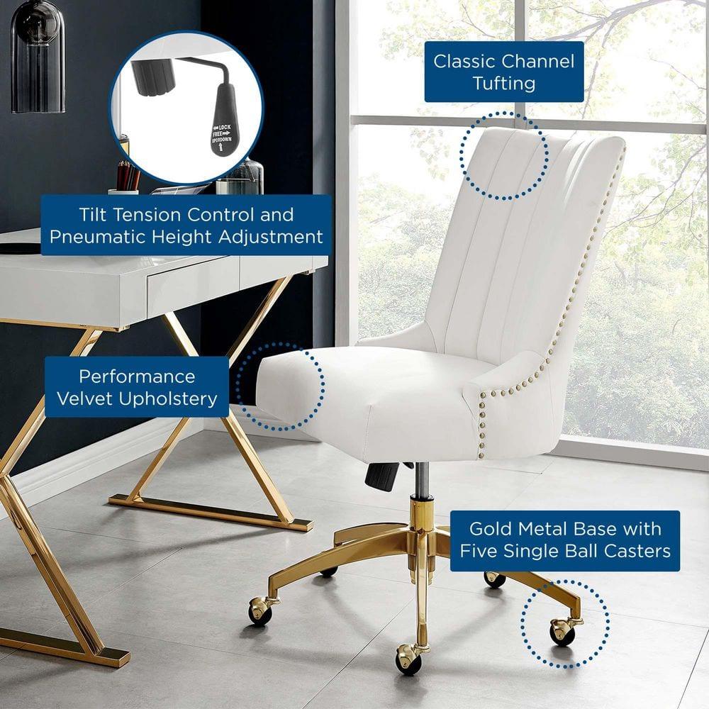 Modway Empower Channel Tufted Performance Velvet Office Chair