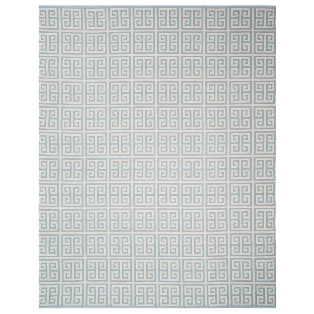 Montauk MTK724 Hand Woven Area Rug - Light Blue/Ivory - 8'x10' - Safavieh.