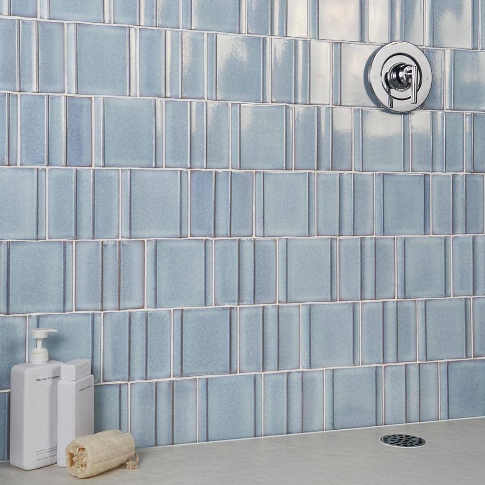 Ivy Hill Tile Metaru 5.82 In. X 5.82 In. 3D Polished Porcelain Wall Tile (7.82 Sq. Ft. / Case)