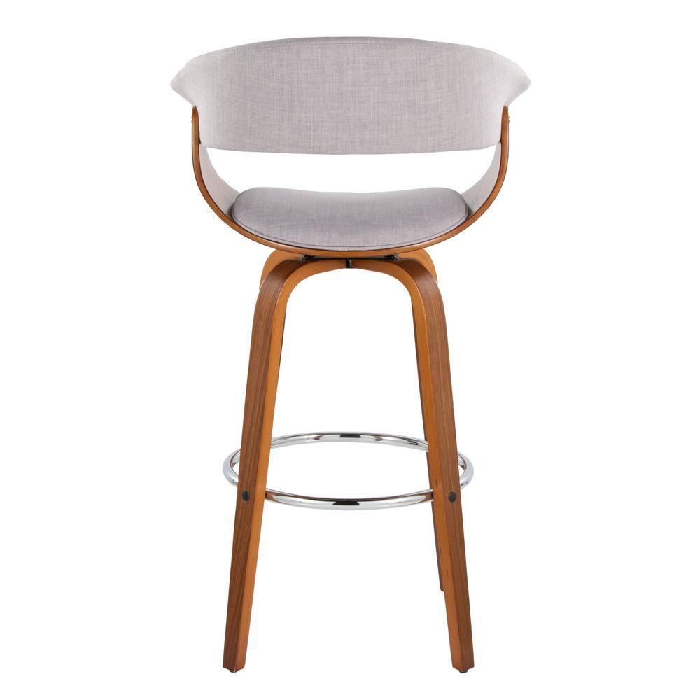 Vintage Mod 30" Fixed-Height Barstool - Set Of 2