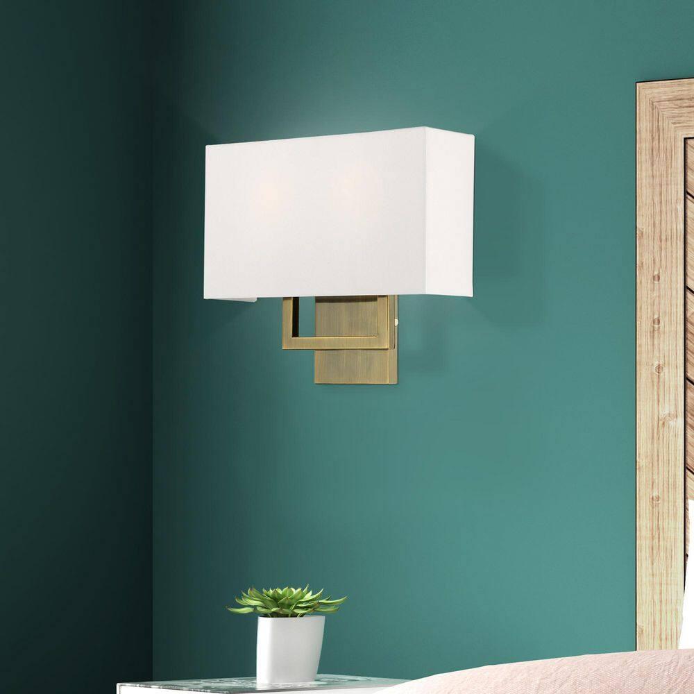 Livex Lighting Pierson 2 - Light Wall Light in  Antique Brass