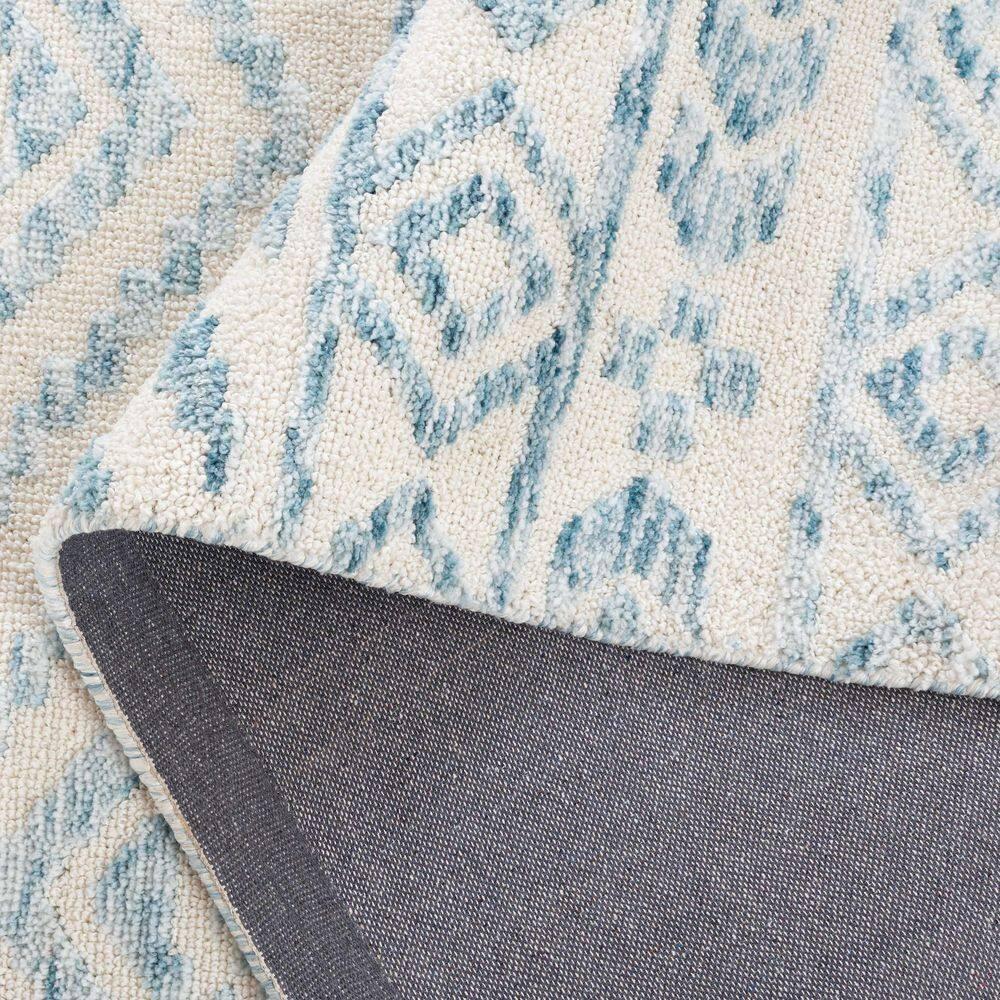 Adirondack ADR131 Machine Made Indoor Area Rug - Ivory/Light Blue - 8'x10' - Safavieh