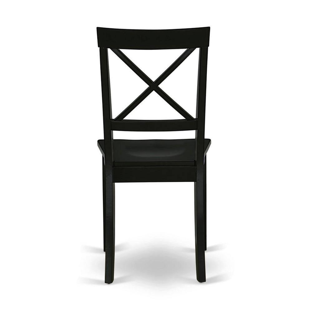 Gracie Oaks Solid Wood Upholstered Dining Chair(Set of 2)